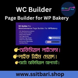 WC Builder – WooCommerce Page Builder for WP Bakery