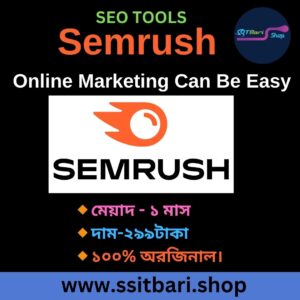 Semrush (1Month)- Online Marketing Can Be Easy